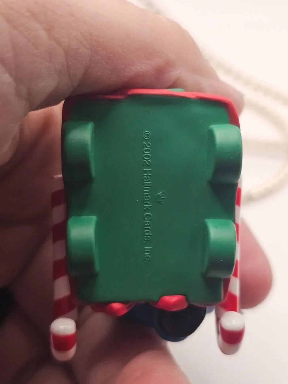 Hallmark Keepsake Childs Fifth Christmas Ornament 2003 Bear Train Age Collection